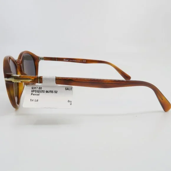 Persol PO3237-S 96/R5 52 TERRA DI SIENA Tortoise/Grey Tempered Glass Sunglasses - Picture 5 of 7